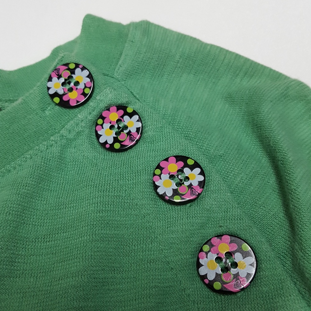 Roxy green sweater -O2 - Picture 2 of 3